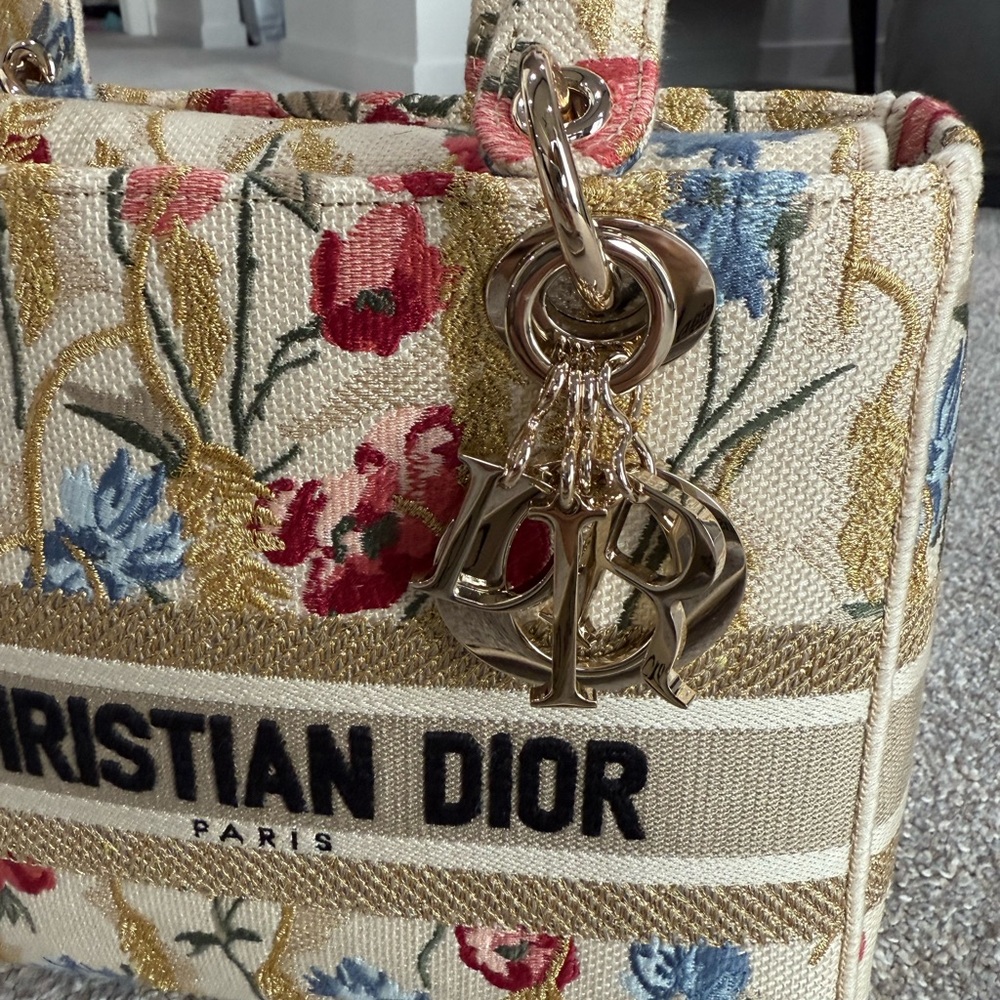 Dior Mini Floral Canvas Bag - Picture 11 of 15